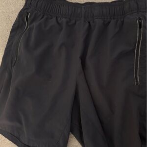 Men's Black Athletic Shorts